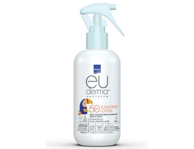 InterMed Euderma Babyderm Sunscreen Lotion SPF50 Βρεφικό Αντηλιακό Γαλάκτωμα για Πρόσωπο & Σώμα από 6m+, 200ml