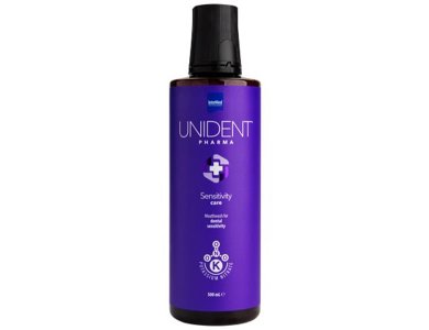 ΙnterMed Unident Pharma Mouthwash Sensitivity Care Στοματικό Διάλυμα για Ευαίσθητα Δόντια, 500ml