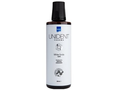 ΙnterMed Unident Pharma Mouthwash White Smile Στοματικό Διάλυμα για Λεύκανση, 500ml