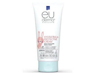 Intermed Euderma Babyderm Hydrating & Protective Cream Ενυδατική & Προστατευτική Κρέμα για Πρόσωπο και Σώμα, 200ml
