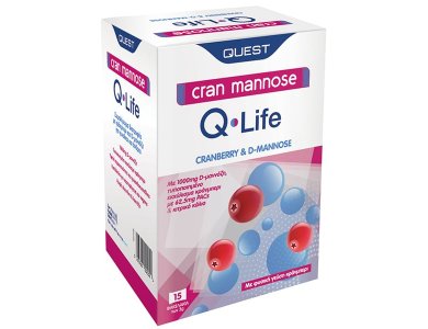 Quest Cran Mannose Q-Life, 15sachets