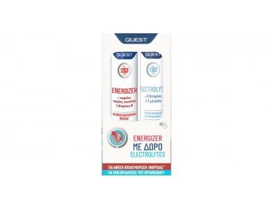Quest Once A Day Energizer, 20eff.tabs & Δώρο Once A Day Electrolytes, 20eff.tabs