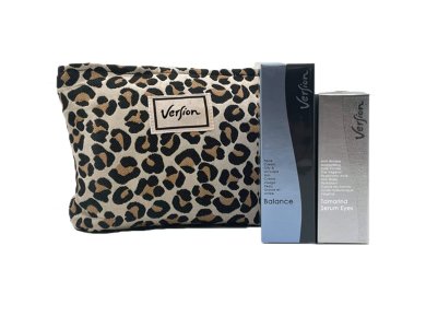 Version Derma Xmas Limited Edition Balance Ενυδατική & Καταπραϋντική Κρέμα Προσώπου, 50ml, Tamarind Serum Eyes Αντιρυτιδικός & Συσφιγκτικός Ορός Ματιών, 30ml & Δώρο Νεσεσέρ, 1σετ