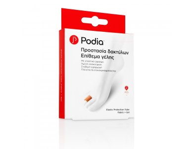 Podia Elastic Protection Tube Fabric + Gel, Επίθεμα Γέλης Πολλαπλών Χρήσεων Medium, 1τμχ