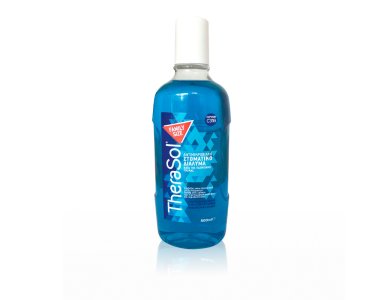 Therasol Solution Family Size, Στοματικό Διάλυμα κατά της Οδοντικής Πλάκας με γεύση Μέντας, 500ml