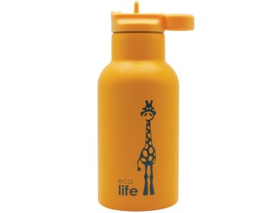 Eco life Kids Thermos Animals Giraffe, Ανοξείδωτος Θερμός, 350ml