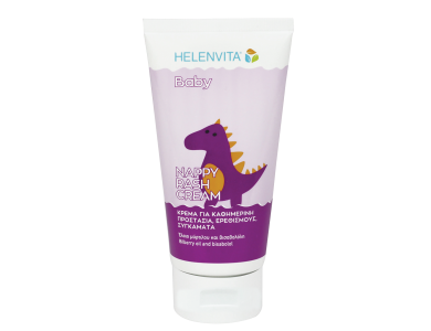 Helenvita Baby Nappy Rash Cream, Κρέμα για την καθημερινή προστασία από ερεθισμούς & συγκάματα, 150ml