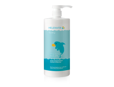 Helenvita Promo -40% Baby All Over Cleanser, Υγρό Καθαρισμού Σώματος & Μαλλιών, 1lt