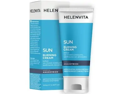 Helenvita Sun Burning Cream Αντιφλογιστική Κρέμα, 100ml