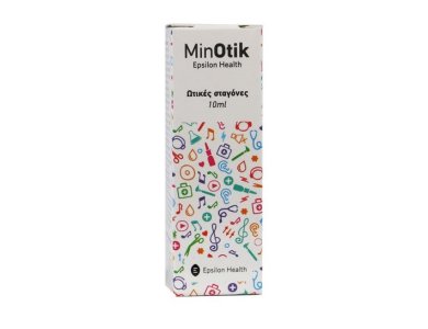 Epsilon Health Minotik Ear Drops Ωτικές Σταγόνες 10ml