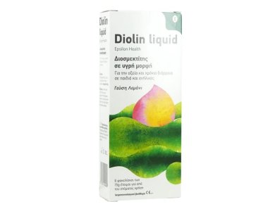 Epsilon Health Diolin Liquid με Γεύση Λεμόνι, 6 φακελίσκοι των 15gr