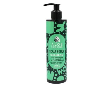 Aloe+Colors Scalp Relief, Σαμπουάν Κατά της Ξηρής Πιτυρίδας & της Ξηροδερμίας, 300ml