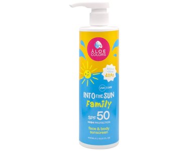 Aloe Colors Into the Sun Family Αντηλιακό για Πρόσωπο & Σώμα SPF50, 450ml