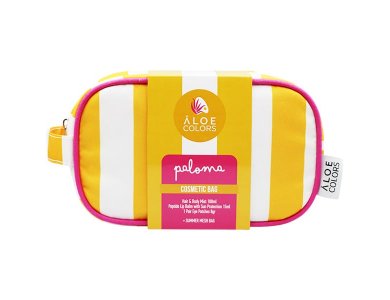 Aloe Colors Cosmetic Bag Paloma Promo με Paloma Mist για Σώμα & Μαλλιά, 100ml, Peptide Lip Balm για Προστασία των Χειλιών από τον Ήλιο, 5ml, Επιθέματα Ματιών για Ενυδάτωση, 1ζευγάρι & Νεσεσερ, 1τεμ, 1σετ