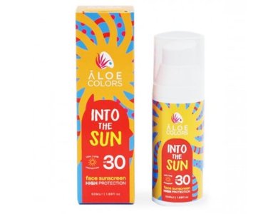 Aloe Colors Into The Sun Face Sunscreen Αντηλιακή Κρέμα Προσώπου SPF30, 50ml