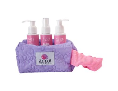 Aloe Colors x Bdtk Sol Babe Summer Essentials Travel Set, Σετ Περιποίησης με Shower Gel Αφρόλουτρο, 100ml, Body Lotion Eνυδατική Λοσιόν Σώματος, 100ml & Mist Μαλλιών & Σώματος, 100ml, 1σετ