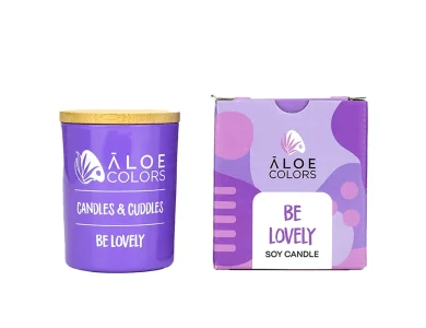 Aloe Colors Soy Candle Be Lovely Αρωματικό Κερί Σόγιας, 150gr