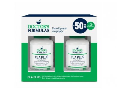Doctor's Formulas CLA Plus 1250mg Promo (-50% στη Δεύτερη Συσκευασία), 2x60softgels