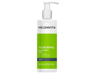 Helenvita ACNormal Cleansing Gel, Τζελ Καθαρισμού για Πρόσωπο, Στέρνο & Πλάτη, 400ml