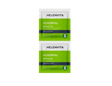 Helenvita Acnormal Peeling Gel, Απολεπιστικό Τζελ Προσώπου για Λιπαρές Επιδερμίδες, 2x8ml