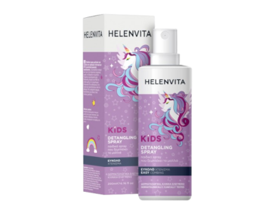 Helenvita Kids Unicorn Detangling Spray Παιδικό Spray Μαλλιών για Εύκολο & Γρήγορο Χτένισμα, 200ml