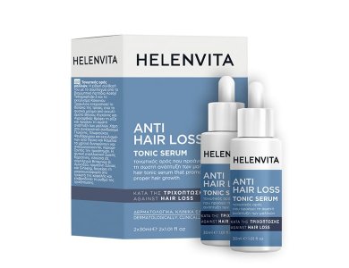 Helenvita Anti Hair Loss Tonic Serum, Τονωτικός Ορός Μαλλιών, 2x30ml