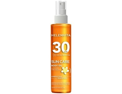 Helenvita Sun Body Oil, Αντηλιακό Λάδι Σώματος SPF30, 120ml