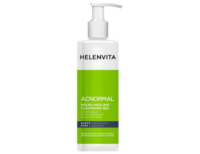 Helenvita Acnormal Micro-Peeling Cleansing Gel, Τζελ Βαθύ Καθαρισμού & Αποσυμφόρησης των Φραγμένων Πόρων, 200ml