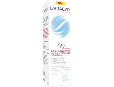 Lactacyd Intimate Wash With Prebiotics Plus, Καθαριστικό Ευαίσθητης Περιοχής Με Πρεβιοτικά, 250ml