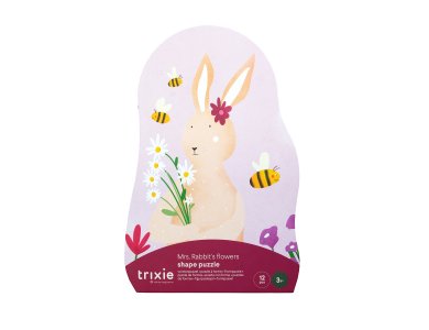 Trixie Shape Puzzle Rabbit's Flower 12pcs. Παζλ, 1τμχ