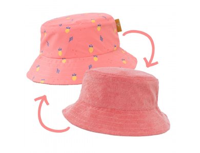 Fresk Bucket Hat, Καπέλο διπλής όψης με UVA-UVB προστασία, Summer fruit, 98/104 (3-4 ετών)