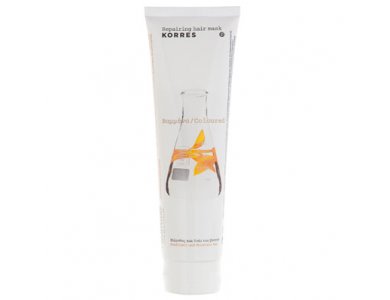 Korres Μάσκα Επανόρθωσης για Βαμμένα Μαλλιά με Ηλίανθο και Τσάι του Βουνού, 125ml