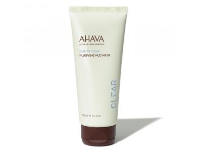 Ahava Time To Clear Purifying Mud Mask, Μάσκα Προσώπου Για Βαθύ Καθαρισμό, 100ml