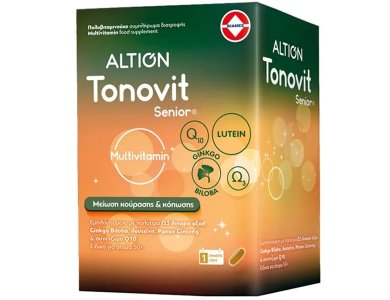 Altion Tonovit Senior 50+ Multivitamin Πολυβιταμίνη για Άτομα 50+, 30 Μαλακές Κάψουλες
