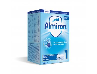 Almiron 1 Γάλα 1ης Βρεφικής Ηλικίας 0-6 μηνών, 600gr