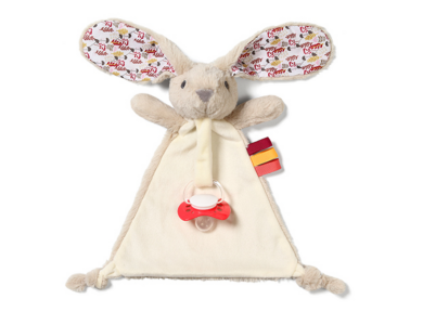 BabyOno Rabbit Milly Πανάκι Παρηγοριάς με Κλιπ για Πιπίλα, 1τμχ