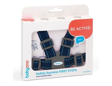 Babyono First Steps, Ζώνη Ασφαλείας με Ιμάντα Μπλέ (ΒΝ070), 1τμχ