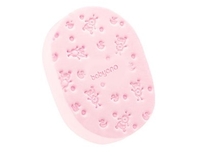 BabyOno Παιδικό Σφουγγάρι Μπάνιου Pink, 1τεμ