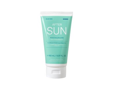 Korres Aloe Vera Aftersun Moisturising Body Milk, Ενυδατικό Γαλάκτωμα Σώματος για Μετά τον Ήλιο, 150ml