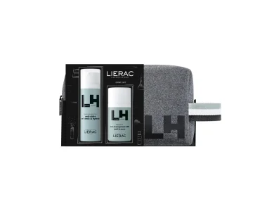 Lierac Promo Xmas Set Homme Global Anti-Aging Fluid Λεπτόρρευστη Κρέμα Προσώπου & Ματιών, 50ml & Deodorant Αποσμητικό 48ωρης Προστασίας, 50ml & Δώρο Pouch 1τμχ