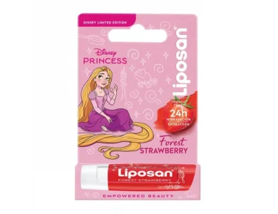 Liposan Disney Princess Forest Strawberry, Παιδικό Lip Balm Φράουλα, 4.8gr