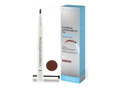 Talika Liposourcils Ink Chestnut, Στυλό για τη Θρέψη & το Make Up των Φρυδιών, Απόχρωση Έντονο Καφέ, 0.8ml