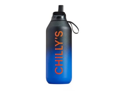 Chilly's Series 2 Flip Reusable Bottle, Μπουκάλι με Πτυσσόμενο Ανοξείδωτο Καλαμάκι, 500ml
