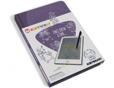 Kidywolf, Tablet Once Upon A Time, ζωγραφικής με οθόνη LCD, 30 κάρτες , 1τμχ