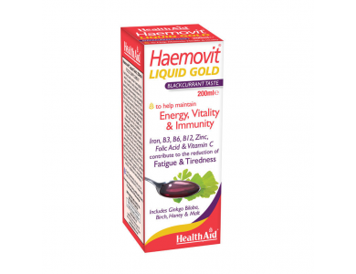 Health Aid Haemovit Liquid Gold 200ml