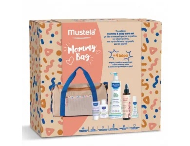 Mustela Promo Pack Mommy Bag Hydra Bébé Body Lotion 750ml + Multi-Purpose Lotion 200ml + ΔΩΡΑ Τσάντα Αλλαγής Πάνας + Gentle Cleansing Gel 50ml + Liniment 50ml + Vitamin Barrier Cream 20ml
