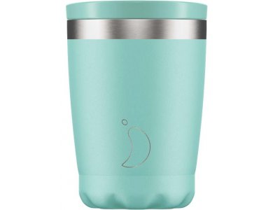 Chillys Ανοξείδωτο Ποτήρι Καφέ, Coffee Cup, Pastel Green, 340ml