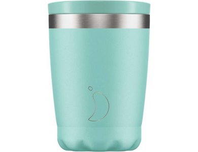 Chillys Ανοξείδωτο Ποτήρι Καφέ, Coffee Cup, Pastel Green, 340ml