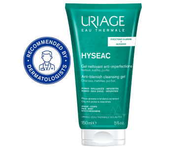 Uriage Hyseac Cleansing Gel, Τζελ Καθαρισμού για Λιπαρή με τάση Ακμής Επιδερμίδα, 150ml