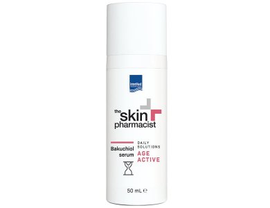Intermed The Skin Pharmacist Age Active Bakuchiol Serum Επιδιορθωτικός Ορός για Λεπτές Γραμμές & Ομοιόμορφη Υφή, 50ml